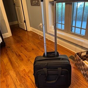 Black Rolling Laptop Bag